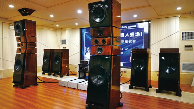 花了20年用耳朵调音国产音响新巨人先韵音响九霄旗舰音箱系统