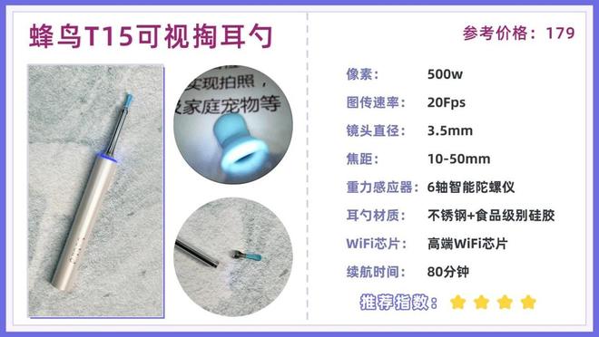 可视掏耳勺怎么选更加实用?不妨看看品牌排行榜前十名!(图8)