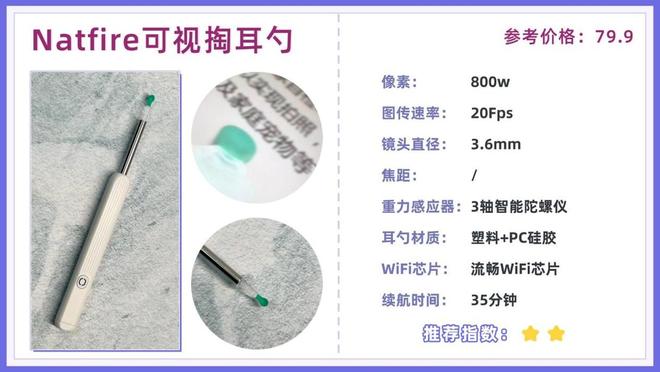 可视掏耳勺怎么选更加实用?不妨看看品牌排行榜前十名!(图13)